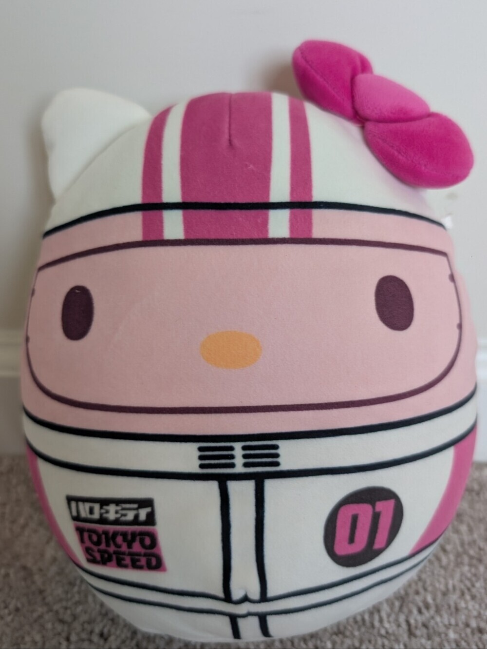 Squishmallows Sanrio Tokyo Speed Racer Squad 8" Hello Kitty Plush Doll